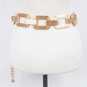 Super Stylish Square Metal Chain Belt.